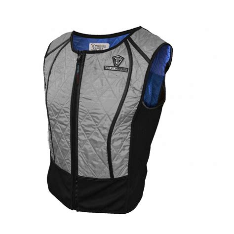 cooling fabric metallic vest under $150|cooling vest with zipper.